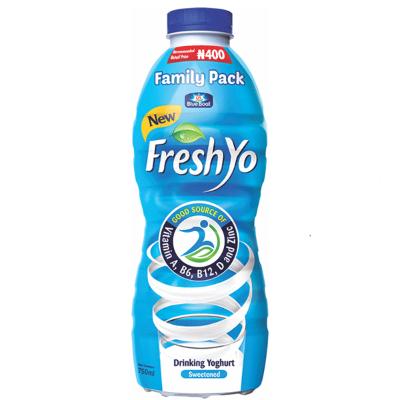 Blue Boat Fresh Yo Yoghurt Plain Sweetened 65 cl