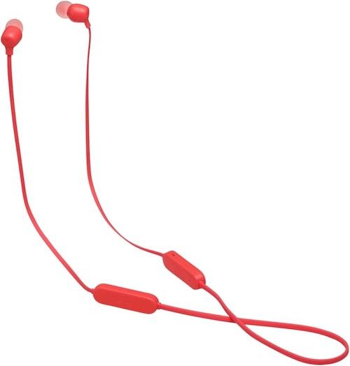 JBL TWS Tune 125 BT Headphone 3 Button Mic Coral