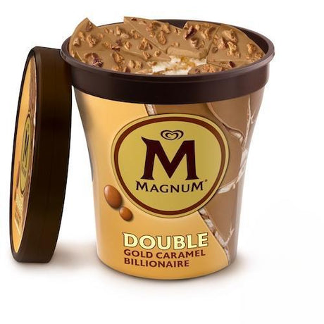 Magnum Ice Cream Double Gold Caramel Billionaire 440 ml