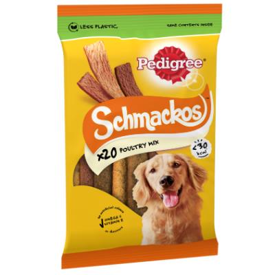 Pedigree Schmackos Stick Poultry Mix 144 g x20