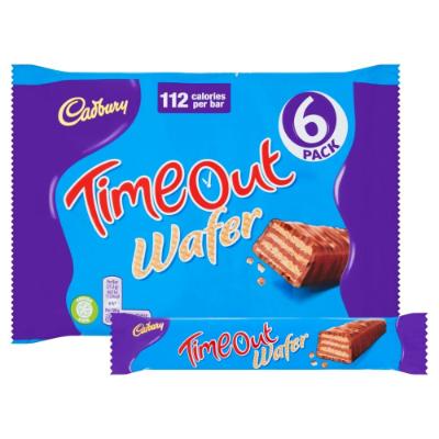 Cadbury Time Out Chocolate Wafer 121.2 g x6