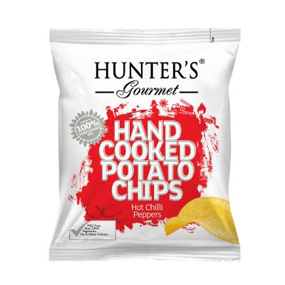 Hunter's Gourmet Hand Cooked Potato Chips Hot Chilli Peppers 125 g