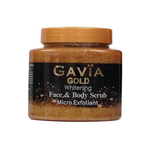 Gavia Gold Micro Exfoliant Brightening Face & Body Scrub 500 g