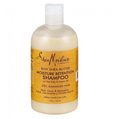 Shea Moisture Retention Shampoo Raw. Shea Butter With Sea Kelp & Argan Oil 384 ml