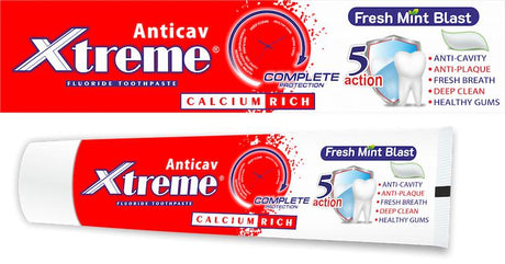 Xtreme Toothpaste Anti-Cav Fresh Mint Blast Flouride 145 g