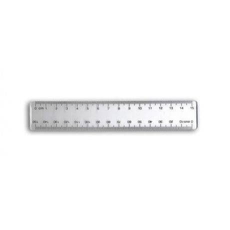 Clear Ruler 15 cm