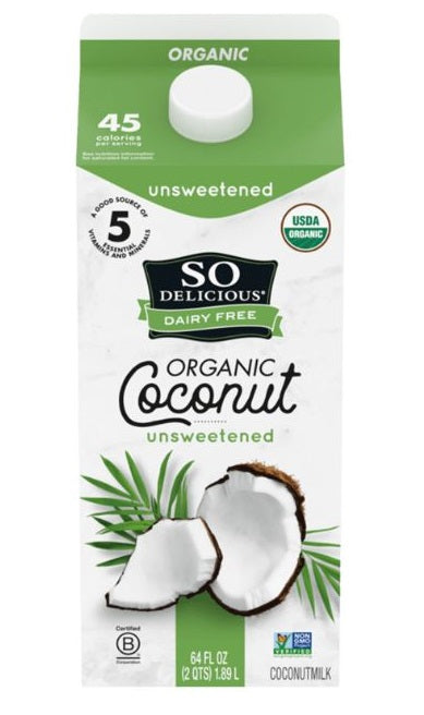 So Delicious Dairy-Free Organic Coconut Milk 1 L