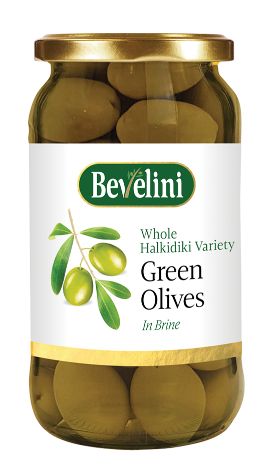 Bevelini Green Olives in Brine 370 g