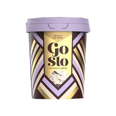 Go Slo Ice Cream Cookies & Cream 460 ml