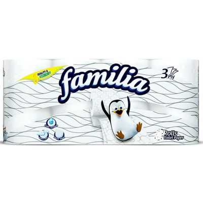 Familia Toilet Tissue Ultra Non-Scented 3 Ply 12 Rolls