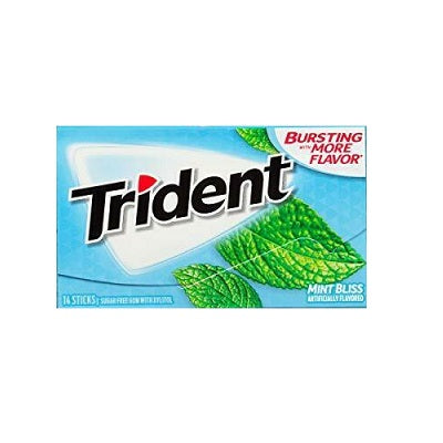 Trident Twist Sugar Free Chewing Gum Mint Bliss x14