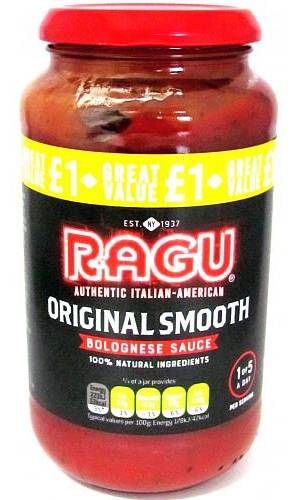 Ragu Original Smooth Bolognese Sauce 500 g