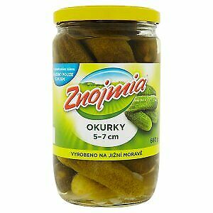 Znojmia Sterilized Gherkins In Spicy Sweet & Sour Brine 340 g