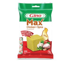 Gino Max Seasoning Cubes Chicken + Spice Flavour 6 g x25