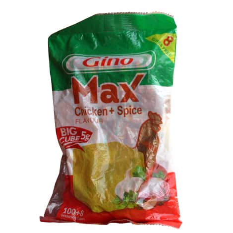 Gino Max Seasoning Cubes Chicken + Spice Flavour 6 g x100