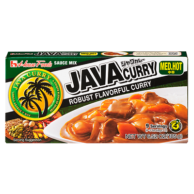 House Foods Java Curry Sauce Mix Medium-Hot 186 g