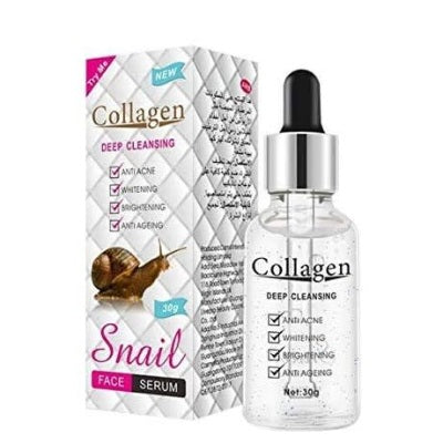 New Collagen Deep Cleansing Snail Face Serum 39 g