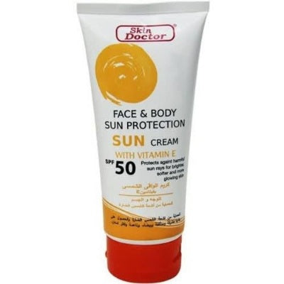 Skin Doctor Face & Body Sun Protection Sun Cream With Vitamin E SPF 50 150 g