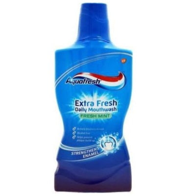 Aquafresh Extra Fresh Daily Mouthwash Fresh Mint 500 ml