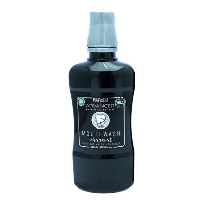 Beauty Formulas Advanced Formulation Mouthwash Charcoal With Activated Charcoal 500 ml