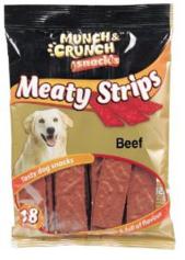 Munch & Crunch Meaty Strips Beef 162 g