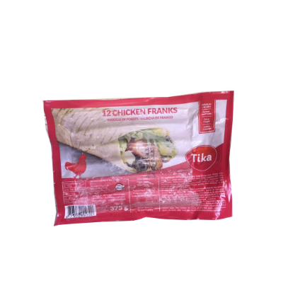 Tika Chicken Franks 375 g x12