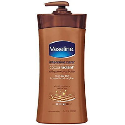 Vaseline Intensive Care Cocoa Radiant With Pure Cocoa Butter 600 ml