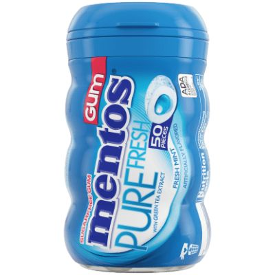 Mentos Chewing Gum Pure Fresh Mint 100 g x50