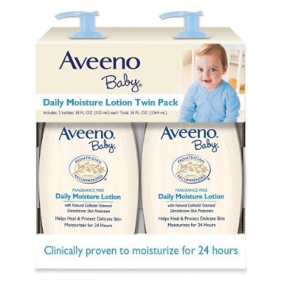 Aveeno Baby Daily Moisture Lotion 532 ml x2