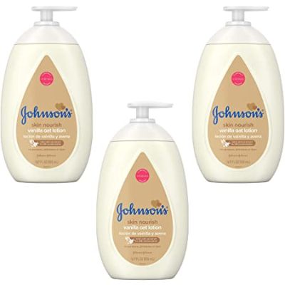 Johnson's Skin Nourish Vanilla & Oat Lotion 800 ml x3