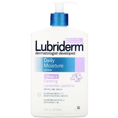 Lubriderm Daily Moisture Lotion Shea & Calming Lavender Jasmine 473 ml x3