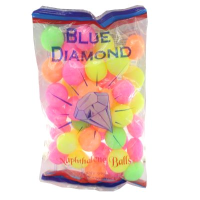 Blue Diamond Naphthalene Balls Coloured 150 g (Camphor)