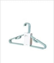 Buy Miniso Simple Clothes Plastic Hanger - Mint Green x10 in