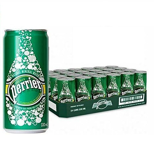 Perrier Sparkling Mineral Water Can 33 cl _24