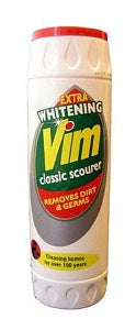 Vim Classic Scourer Extra Whitening 500 g x8