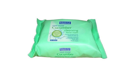 Beauty Formulas Facial Wipes Cleansing Cucumber x30