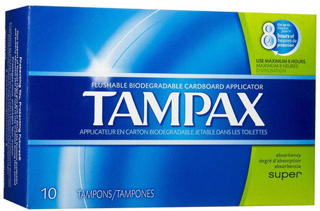 Tampax Cardboard Super x10