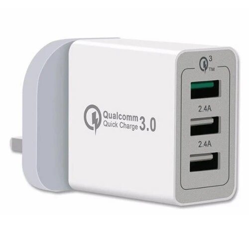 Havit 3 Port USB Travel Plug White UC2026