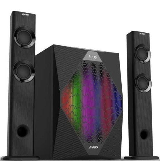 F & D Bluetooth Home Audio Speaker T-300X Black