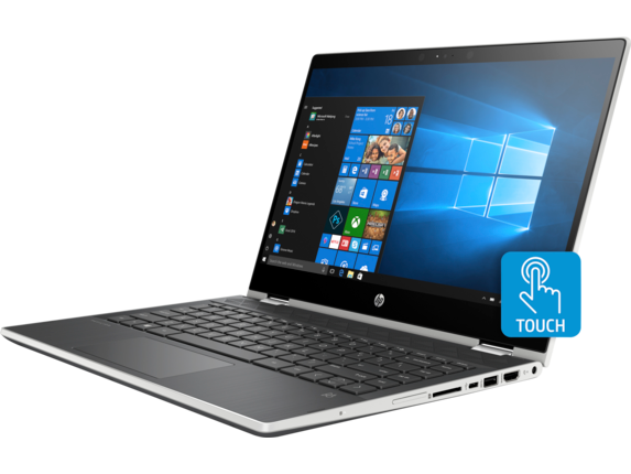 HP Pavilion X360 Intel Core i3 4 GB RAM 500 GB ROM Windows 10 Touch Silver 14 Inches