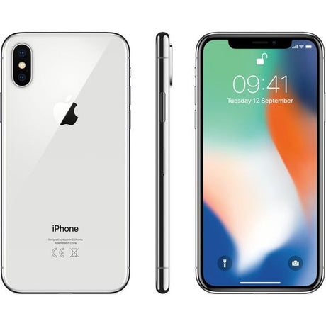 iPhone X 2 GB RAM 64 GB ROM 12 MP Rear 7 MP Front 5.8 Inches - Silver