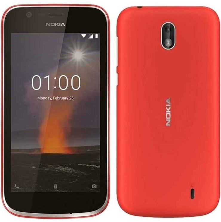 Nokia 1 TA-1047 DS 1 GB RAM 8 GB ROM 5 MP Rear 2 MP Front 4.5 Inches - Red