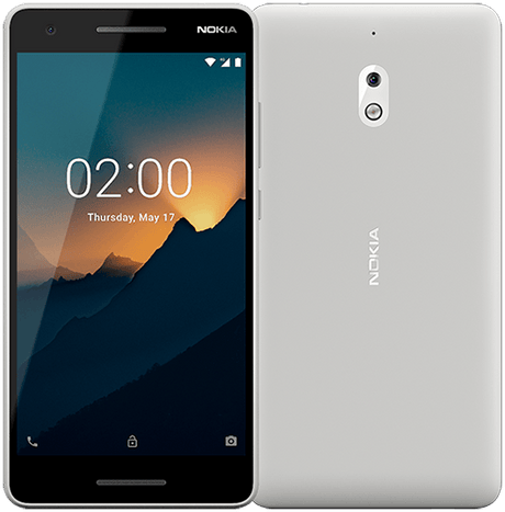 Nokia 2.1 TA-1080 DA 1 GB RAM 8 GB ROM 8 MP Rear 5 MP Front 5.5 Inches - Silver - Dual SIM