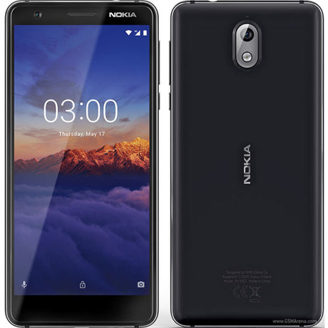 Nokia 3.1 TA-1063 DS 2 GB RAM 16 GB ROM 13 MP Rear 8 MP Front 5.2 Inches - Wea Black - Dual SIM