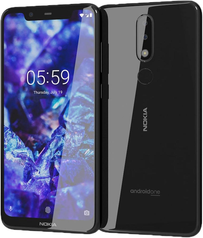 Nokia 5.1 Plus 3 GB RAM 32 GB ROM 13 MP Rear 5 MP Front 5.8 Inches - Black