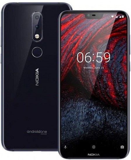 Nokia 6.1 Plus TA-1116 DS 4 GB RAM 64 GB ROM 16 MP + 5 MP Rear 16 MP Front 5.8 Inches - Black