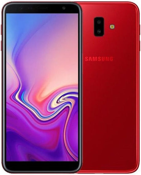 Samsung Galaxy J6 Plus J610F DS 3 GB RAM 32 GB ROM 13 MP + 5 MP Rear 8 MP Front 6 Inches - Red - Dual SIM