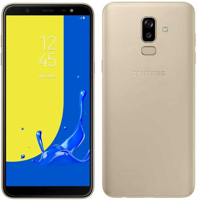 Samsung Galaxy J8 J810F DS 3 GB RAM 32 GB ROM 16 MP + 5 MP Rear 16 MP Front 6 Inches - Gold - Dual SIM