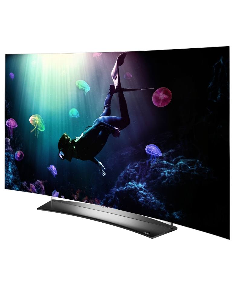 LG OLED Curve 4K 3D TV 55 Inches 55C6