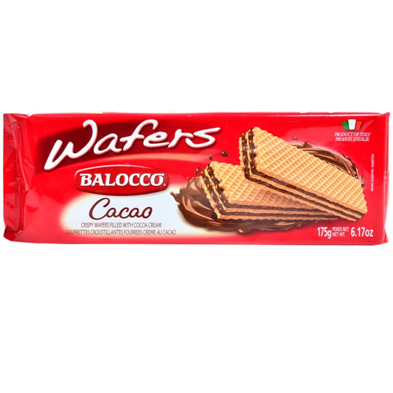 Balocco Cacao Crispy Wafers Filled With Cocoa Cream 175 g